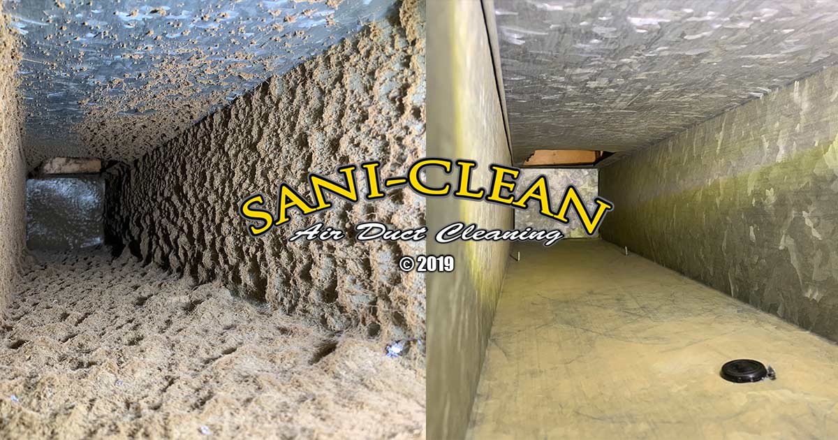 Sani clean deals air duct cleaning